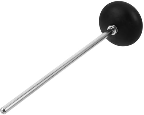 ELAYARD Schlaginstrumenten Schlägel mit Gummikopf und Edelstahlgriff Vielseitig und Komfortabel Geeignet für Carillon und Marimbas in Elegantem Schwarzen Design