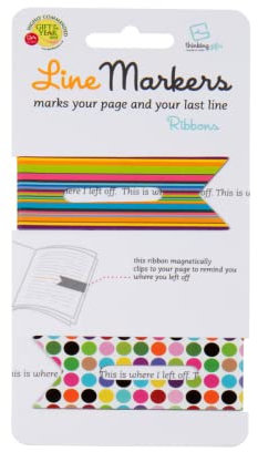 Linemarker Seitenmarker | Buchhalter | Magnetische Lesezeichen 2er Set | Magnet Seitenhalter Clip zum Lesen | Lesezeichen | Geschenkidee für Leser, Buchliebhaber