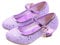 YOSICIL Principessa Scarpe Bambina Festive Scarpe col Tacco da Principessa Cosplay Scarpe da Sera per Bambine Dress Up Cerimonia Festa Scarpe Eleganti,Viola,33EU