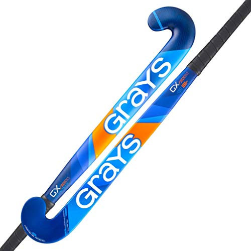 Grays GX3000 Ultrabow Micro Hockeyschläger, Blau, 36,5 l