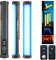 AMBITFUL A2 Vollfarbiges RGB-Röhrenlicht, CRI 95 TLCI 97 Genaue Farbe, 2500K-8500K einstellbar, RGB CCT HSI Modus, 29 Fx Lichteffekt, Unterstützung für APP-Steuerung, Magnet Design(A2)