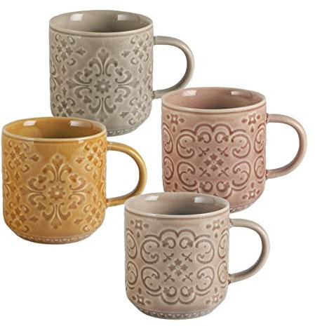Mathilde M. Set de 4 mugs en porcelaine Bella Terra
