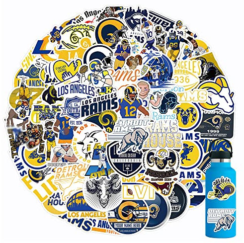 104 Stück Fußball-Rugby-Aufkleber für Wasserflasche, Rugby-Aufkleber für Jungen, wasserdichte Aufkleber für Laptop, Computer, Handyhülle, Auto, Skateboard, Geschenke für Erwachsene und Jugendliche