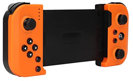 Mobiler Gamecontroller, Kabelloses Telefon-Gamepad für Androids, IOS, Gaming-Controller-Griff, 15 Stunden Spielzeit, Einziehbares Smartphone-Game-Joystick-Zubehör