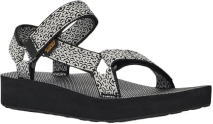 Teva Womens Original Universal Metallic, Boho White/Black, 5