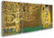 Giallobus - Große Gemälde im XXL-Format - Gustav Klimt - Berühmte Künstler - Der Kuss - Leinwand - 308x140cm | 3pcs. x 100x140cm - Moderne Gemälde für zu Hause