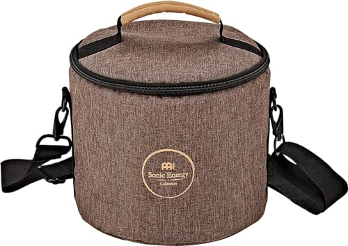 Sonic Energy Cosmic Bamboo Chime Tasche, Braun (CBCB) | Zubehör für Sonic Energy Cosmic Bamboo Chimes, 4 Fächer, 21,5x21,5x19 cm, 275 g, Nylon