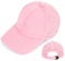 Durio Baseballkappe für Damen, wasserdicht, Sommerhut, verstellbar, Baseballmütze für Damen und Herren, Laufmütze, Golfmützen und Mützen, D Hellrosa, X-Large