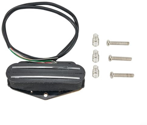 pour Telecaster Micro chevalet pour guitare électrique, style double rail, résistance 15 K, aimant en céramique