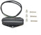 pour Telecaster Micro chevalet pour guitare électrique, style double rail, résistance 15 K, aimant en céramique