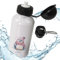 timalo® Aluminium Trinkflasche für Kinder personalisiert mit Namen | auslaufsichere Edelstahl Sportflasche Kindergarten Geschenk für Jungen und Mädchen 400mLB3 | Pinguin