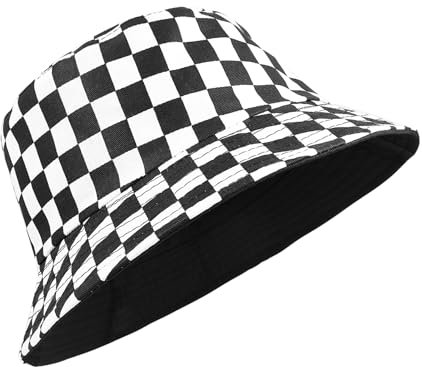 MILAKOO Fischerhüte Bucket Hat Retro 80er 90er Jahre Stil Modische Fischerhut Unisex Reversibel Anglerhut Doppelseitig Sonnenhut