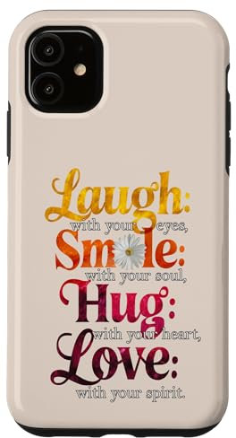 iPhone 11 Mindfulness Inspirational Quotes With Heart Motivational Case