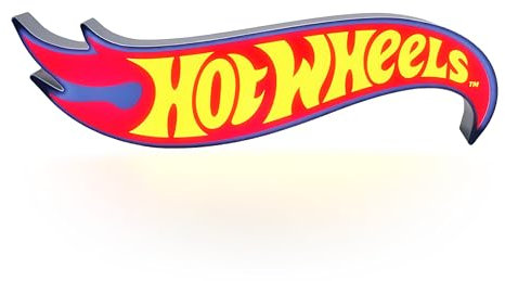 Hot Wheels Logo Light - Officially Licensed Racing Logo Icon Night Light, Racetrack Play Room Decor and Gift for Boys and Girls, Toy Car and Bedroom Accessory and Nightlight for Kids | Paladone