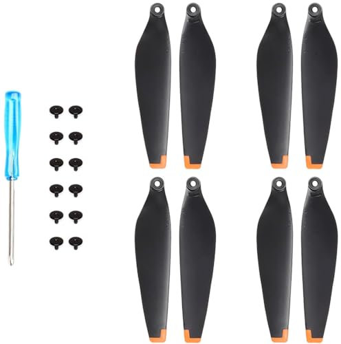 AWOGIPD 8 pezzi di ricambio per eliche per DJI Mini 3 PRO lama alare pieghevole a basso rumore a sgancio rapido, pezzi di ricambio pala dell'elica, accessori per droni MINI3 non applicabile
