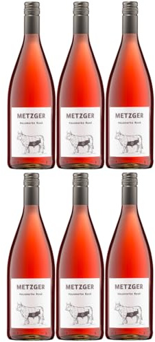 Weingut Uli Metzger Hausmarke Rosé mild Rosé Deutschland inkl. FeinWert E-Book (6 x 1l)