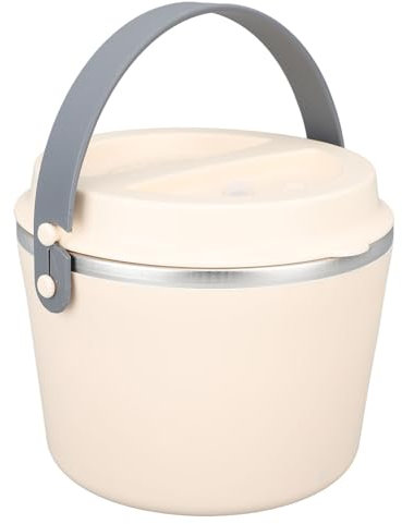 TITA-DONG Eléctrica para Adultos, Calentador de Almuerzo con Calefacción de 1,2 L, Lonchera Autocalentable Portátil, Calentador de Alimentos Portátil Lavable de 360 ​​grados para Viaje,