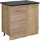 Vicco Meuble d'angle R-Line, Sonoma, 86cm, PT Anthracite