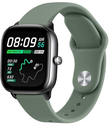 Oumida Correa 20mm para Amazfit GTS/GTS 2/ GTS 2 Mini/GTS 3/ GTS 4/ GTS 4 Mini/Amazfit Active para Mujer Hombre, Pulsera de Repuesto Suave Silicona para Amazfit Bip 3/ Bip 3 Pro/Bip S/Bip U Pro