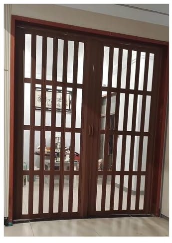 YLLFFLL Falttür Höhe 202 cm, Extra Breit PVC Innentüren Falttüren Innentüren Raumtrennung Im Innenbereich, 310 300 290 280 270 260 250cm Faltschiebetür Zimmertüren(220x202cm/86.6x79.5in)