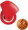 Taglierina per torte a griglia – Cutter per biscotti – Utensile da pasticceria | Crinkle Cutter Roller - Top -Cutter, crosta di torta a griglia, strumenti per la produzione di torte belle