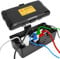 Kabelbox Wasserdichte, 26.1x 15x 9.4 cm Außenbereich Elektrobox, IP54 Wetterfeste Verlängerungskabel Abdeckungen, zum Schutz von Gartensteckdosen, Steckdosenleisten Timer, Plug, Urlaubslicht(Schwarz)