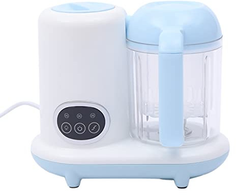 220V Babynahrungszubereiter, Babynahrungsprozessor, Mixer und Dampfgarer für pürierte Nahrung, Timing-Funktion, 10000rpm, 250ml Fassungsvermögen, BabyDampfgaren, Mixen, Aufwärmen