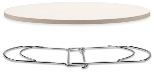 BRUNNER Pizzastein Backplatte Rund Camping Outdoor Grill Zubehör Ofen Brot 34 cm