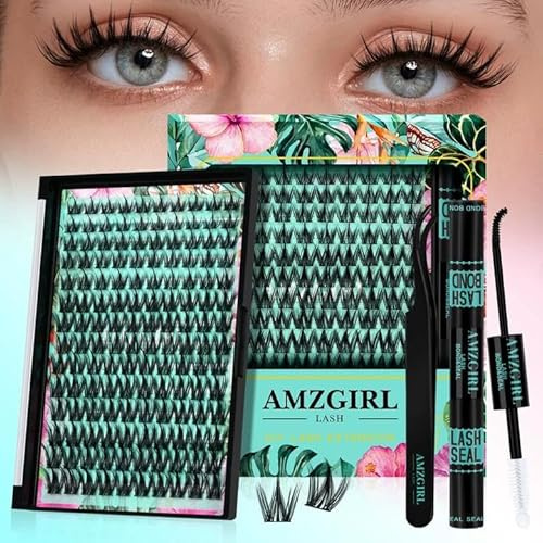 Manga Wimpern Set, C-Curl DIY | 140 Stk., inkl. Bond, Siegel & Applikator, 10–18 mm (Puppy)