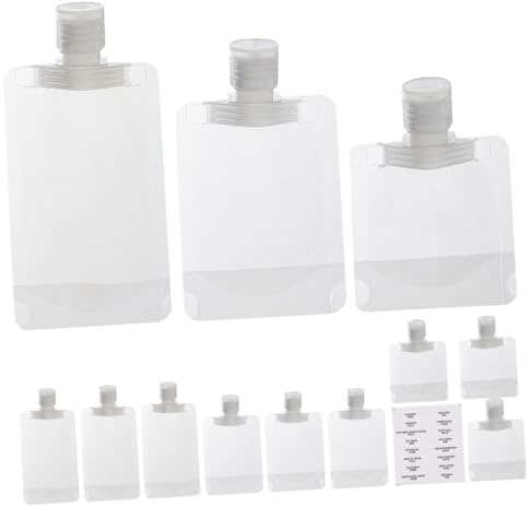 Cabilock Praktisches Satz Nachfüllbare Reiseflaschen aus Pel mit 30ml 50ml und 100ml Volumen Auslaufsichere Kosmetik Unterflaschen für Shampoo und Lotion Reisen