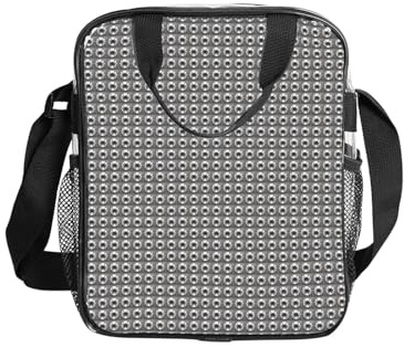 Unkhtt Schwarze Lunch-Tasche mit Spinnen-Motiv, transparent, Lebensmittelbehälter, tragbar, für Schule, Arbeit, Reisen, Bento-Box