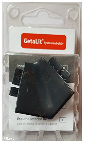 Innenecke für Wandanschlussleiste Plus caviar