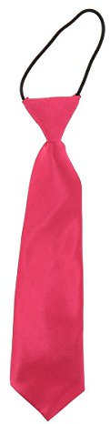 Cravate Garçon Rose fushia - Cravate Enfant Prénouée Garçon d'Honneur Mariage, Baptême - Collection Père et Fils - Noeud pré-attaché