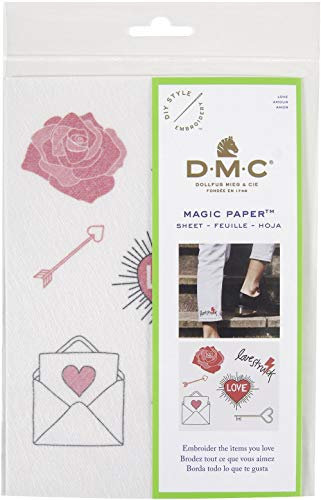 DMC Heart Love Magic Sheet A5