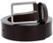Calvin Klein Herren Gürtel 3.5 cm Essential Belt Ledergürtel, Braun (Dark Brown), 100 cm