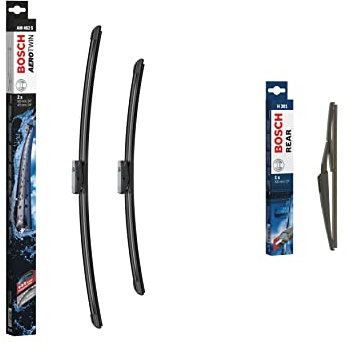 Wischblatt Satz Aerotwin AM462S + Bosch H301 Rear Heckscheiben-Wischer