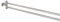 GROHE Essentials Cube | Badaccessoires - Handtuchhalter | 2-armig, schwenkbar 439 mm | supersteel | 40624DC1