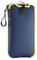 OneJoy Handyhülle, Telefon-Geldbörse, Neopren-Handytasche, leichte Schutzhülle für Telefon, schlanke Thermo-Handy-Tragetasche mit Clip-on [ Marine/Gelb ]