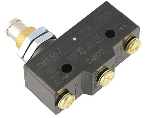 Samfoxy Switch-Micro Interruttore di finecorsa Nero Micro Interruttore momentaneo TM1307 Micro Interruttore di finecorsa 1 pz