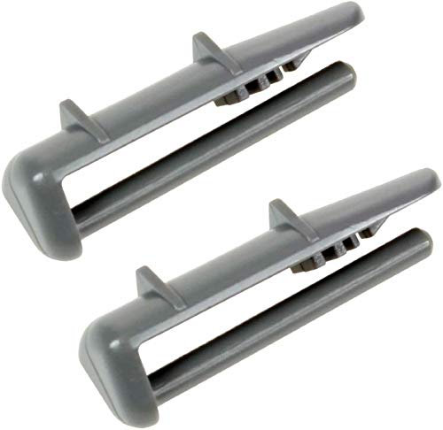 Aspares Rear Runner Rail Cap Clip for BEKO Dishwasher Basket and Cutlery Tray Clip Stopper (Set of 2 Pieces)
