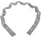 Harilla Yogagurt, Stretchgurt mit Mehreren Schlaufen, Elastische Stretchbänder für Übungen, Körperübungen, Pilates, Und, Gray_11 Loops