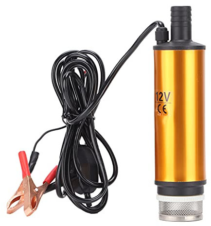 Mini Bomba Sumergible Eléctrica de 12V 51 Mm DC 30L / Min Bomba de Fluido de Transferencia de Combustible Portátil Sumergible Bomba Eléctrica Agua Aceite para Queroseno Agua