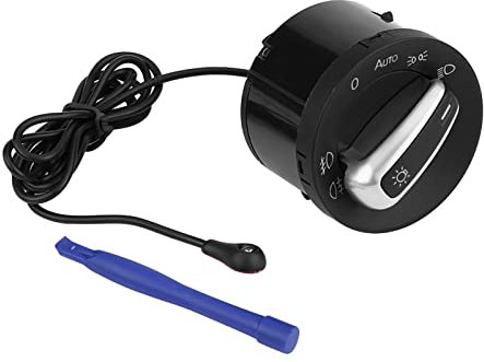 Autoscheinwerfer Lichtschalter Lichtsensormodul 1Z0941431K, mit Memoryfunktion, Schnellstart, Plug And Play, Passend für MK5 MK6