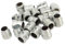 Yusat 20Pcs Sicherheit Runde Axt Griff Keile Stahl Hammer Splitting Axt Keil Hammer Axt Schlitten Griff (18mm)