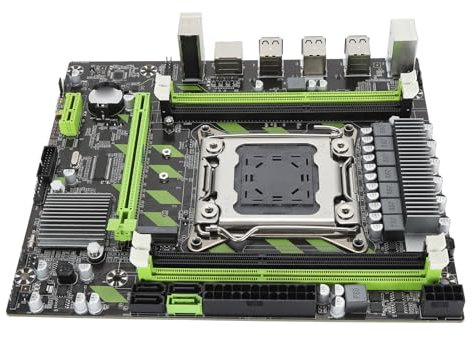 Carte Mère de Jeu X79G, Carte Mère D'ordinateur 4 Mémoire DDR3 LGA 2011, Carte Mère PC à Interface SSD M.2 pour X79