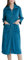Accappatoio in Pile da Donna con Cerniera Accappatoio Lungo con Cerniera Lettino Caldo Vestaglia Camicia da Notte a Maniche Lunghe con Tasche Verde L