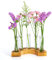 E-ROOM TREND Vermehrungsstation für Pflanzen/Propagation Station | Terrarium mit Holzständer | für Heimbüro Gartendekoration Geschenke Pflanzen Hydroponik (PTW500) | 5 Reagenzgläser Glas Vasen