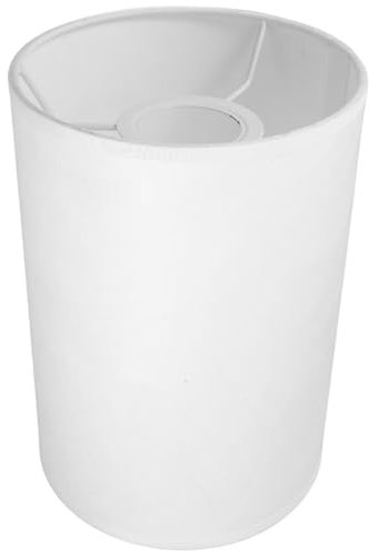 UKCOCO Pantalla De Lámpara De Tela Lámpara De Mesa Moderna y Decorativa Pantalla Cilíndrica Para Hogar y Hotel Fácil De Instalar y Ligera