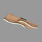 BRILONER - LED Deckenlampe Vintage mit Wellenform, warmweißes Licht, Holzbasis, LED Deckenleuchte, Lampe, Wohnzimmerlampe, Schlafzimmerlampe, Küchenlampe, Deckenbeleuchtung, 55 cm, Schwarz-Holz