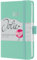 Harenberg Wochenkalender Jolie A6 2025 mighty mint - SIGEL - 1 Woche auf 2 Seiten - Terminplaner mit Textileinband, Gummiband, Stiftschlaufe, Einstecktasche und Stickerbogen - 9,5 cm x 15 cm